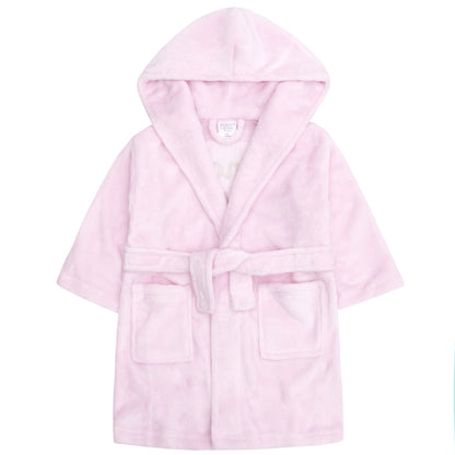 Minikidz Girls 'Princess Squad' Fleece Robe - Pink