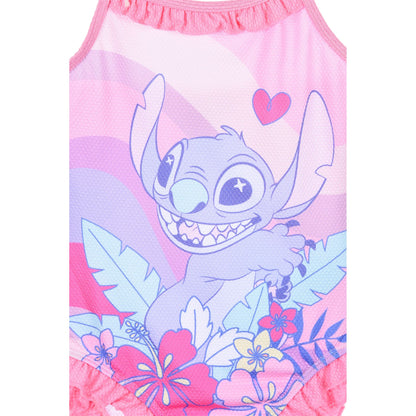 Girls Lilo and Stitch Swimsuit - Pink