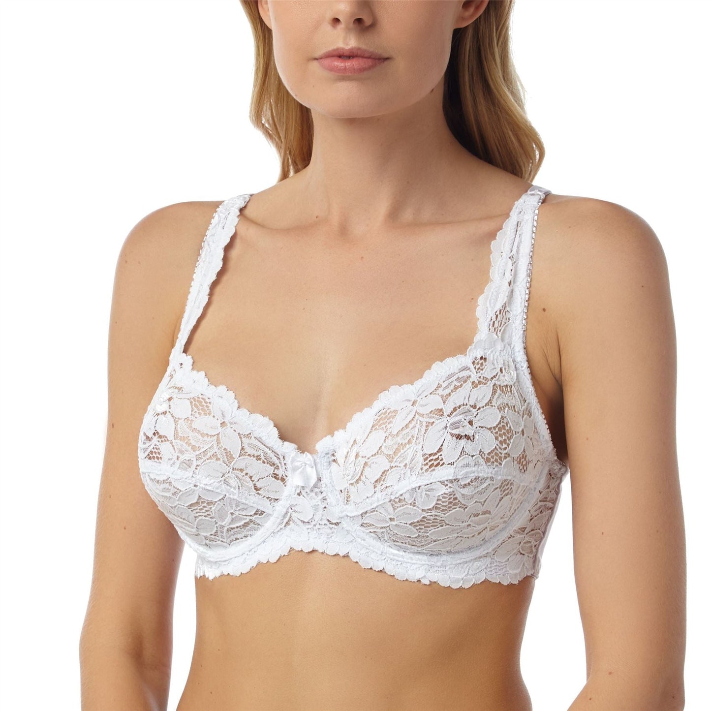 Marlon Underwired Lace Bra - White Marlon