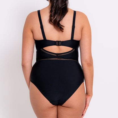Curvy Kate First Class Plunge Swimsuit - Black