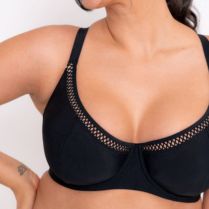 Curvy Kate First Class Balcony Bikini Top - Black
