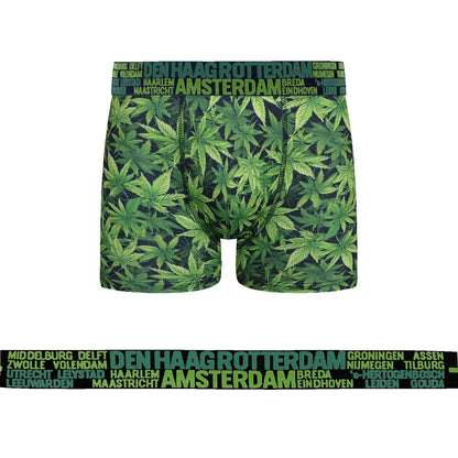 Amsterdam Trunks (1 Pack) - Cannabis Green