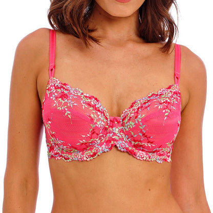 Wacoal Embrace Lace Bra - Hot Pink/Multi