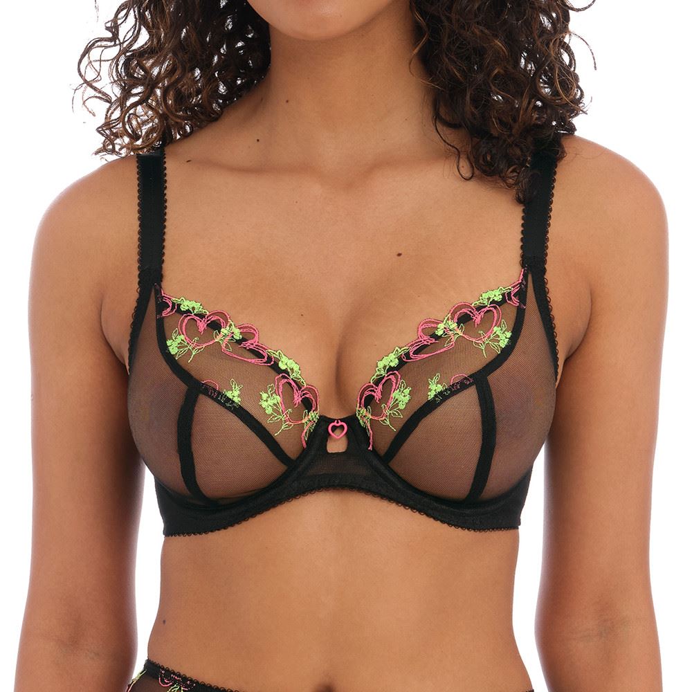 Freya Loveland Plunge Bra - Black Freya