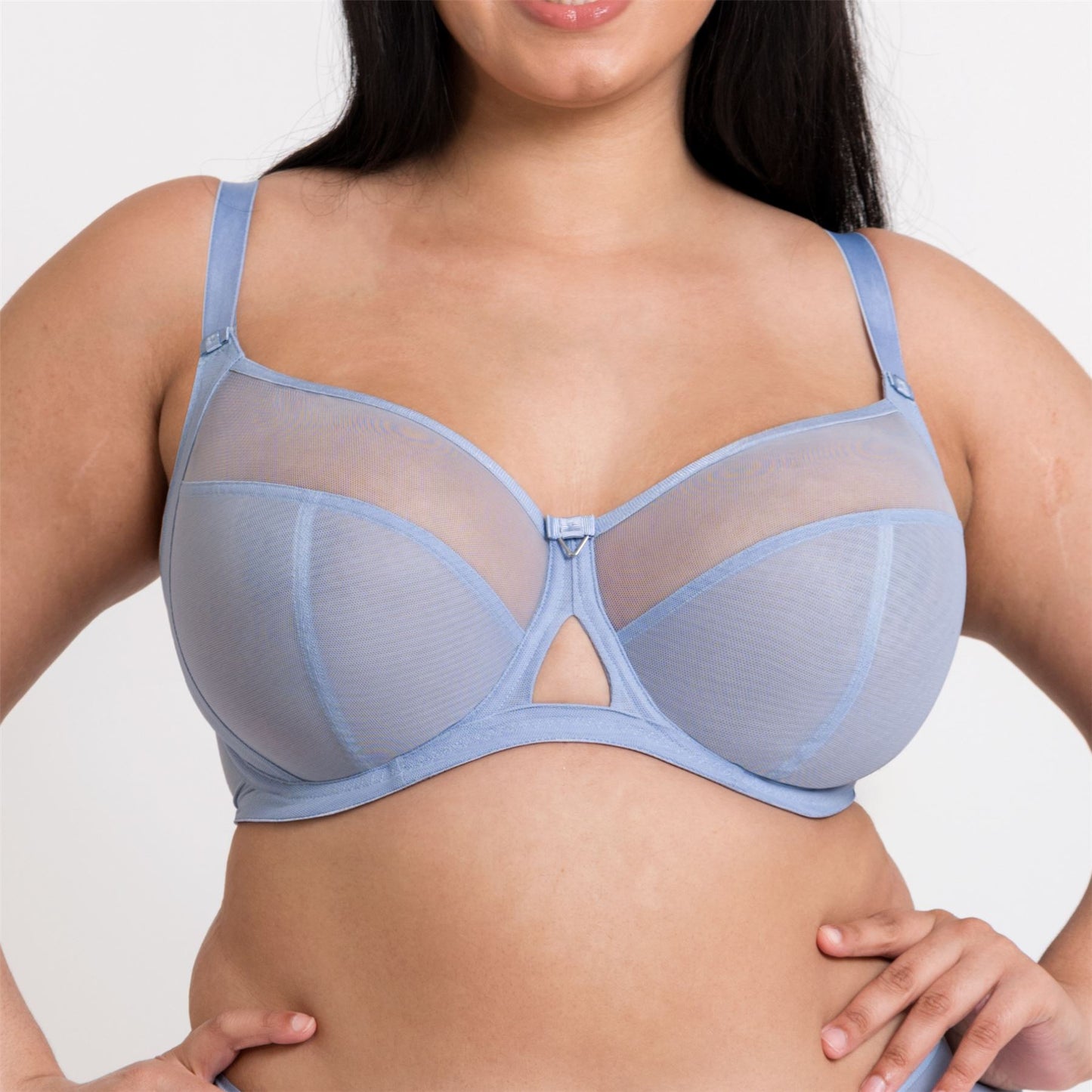 Curvy Kate Victory Balcony Bra - Periwinkle Blue
