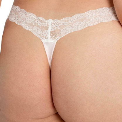 Curvy Kate Twice The Fun Reversible Thong - White/Pink