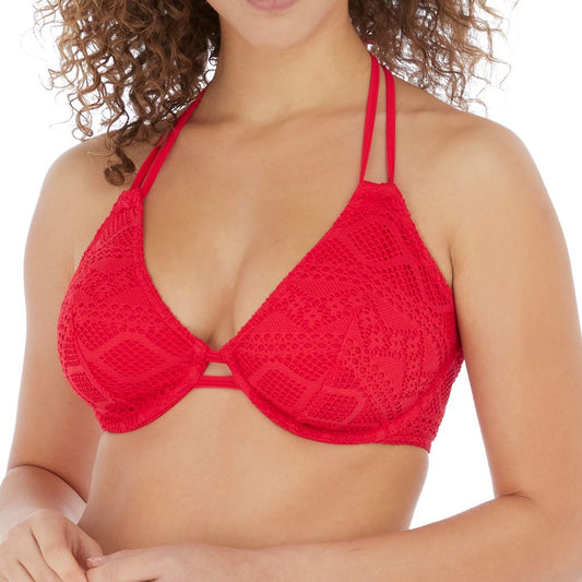 Freya Sundance Halter Bikini Top - Red Freya Swimwear