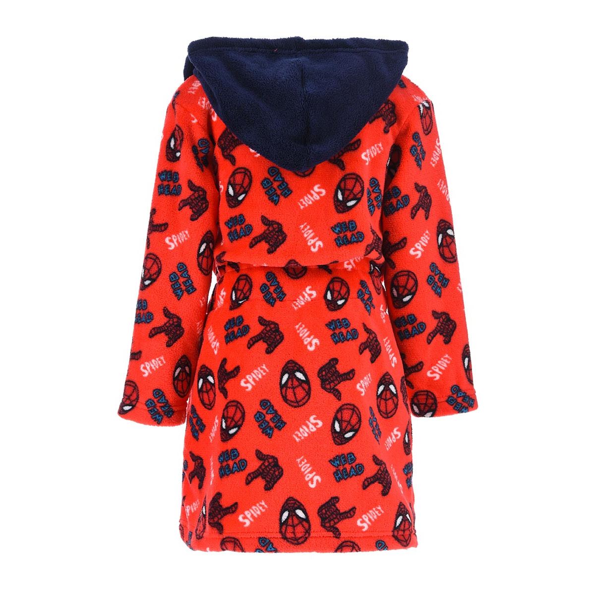 Spiderman Kids Fleece 'Spidey' Robe - Red