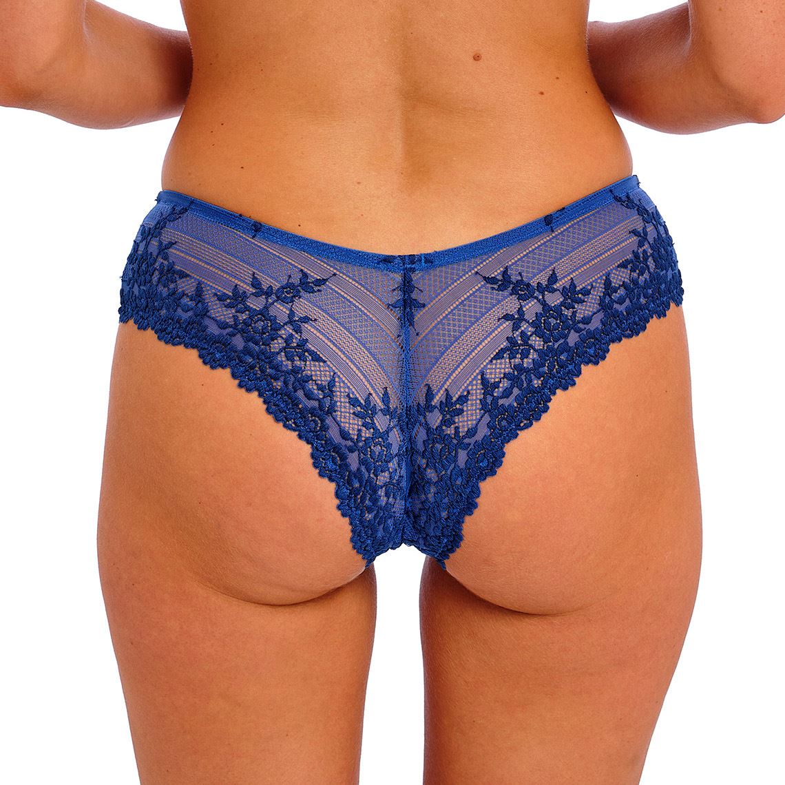 Wacoal Embrace Lace Tanga - Beaucoup Blue/Bellwether Blue