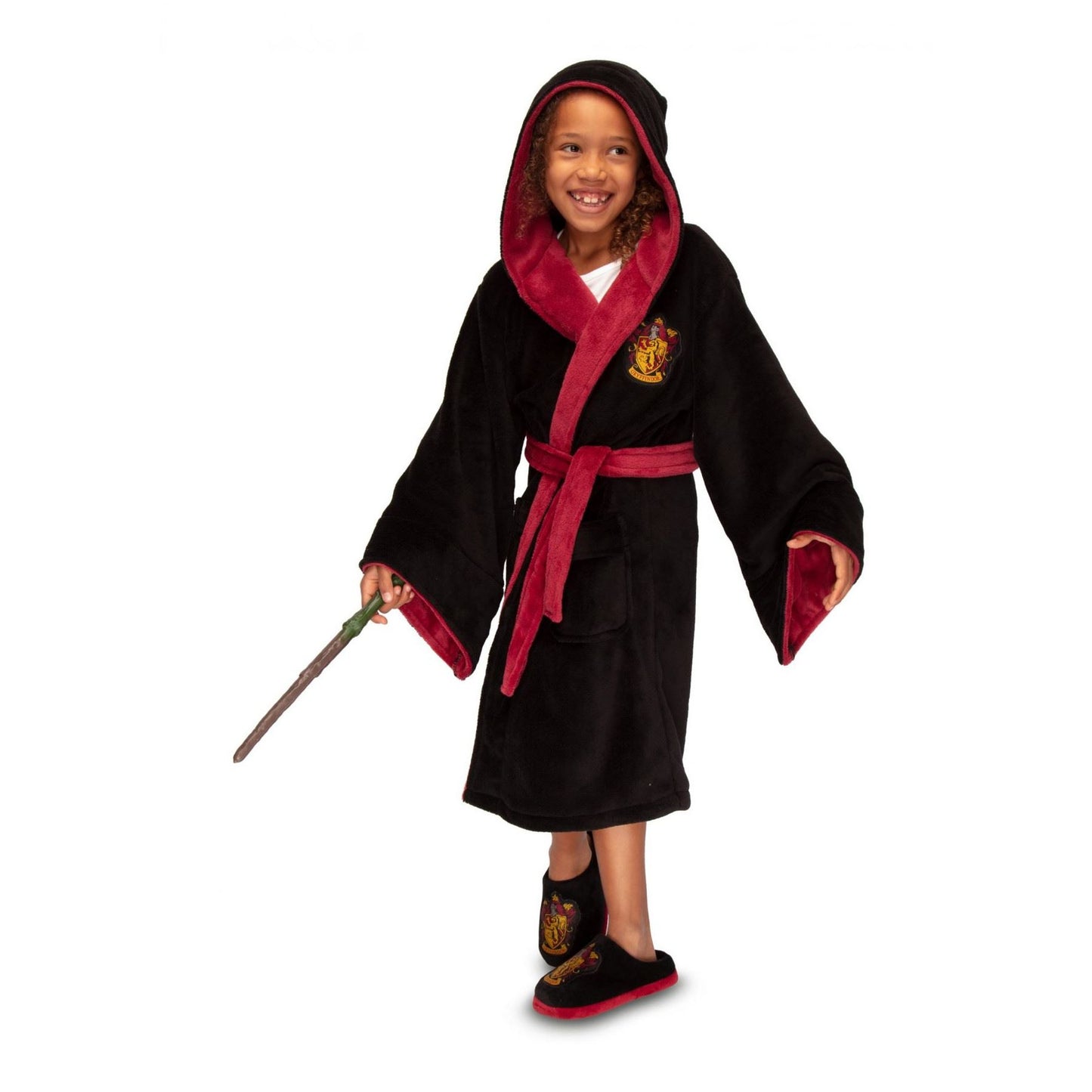 Harry Potter Kids Gryffindor Fleece Hooded Robe