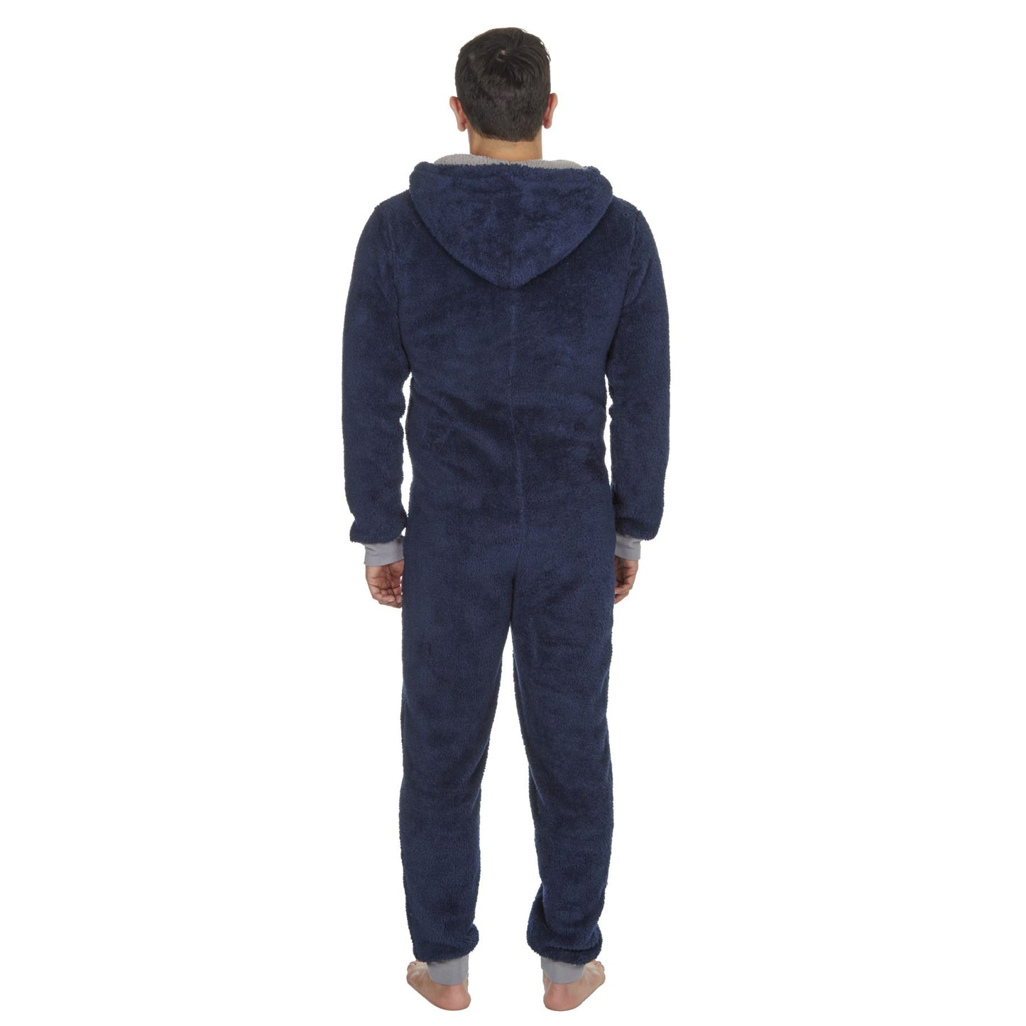 Onezee Mens Snuggle Fleece Onesie - Navy