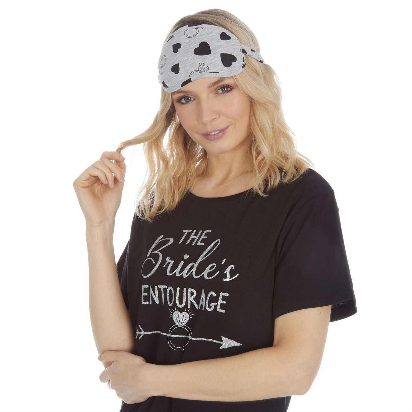 Forever Dreaming Womens 'The Bride's Entourage' Jersey Pyjamas - Black Forever Dreaming