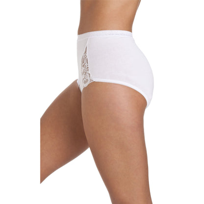 La Marquise Lace Maxi Brief (3 Pack) - White