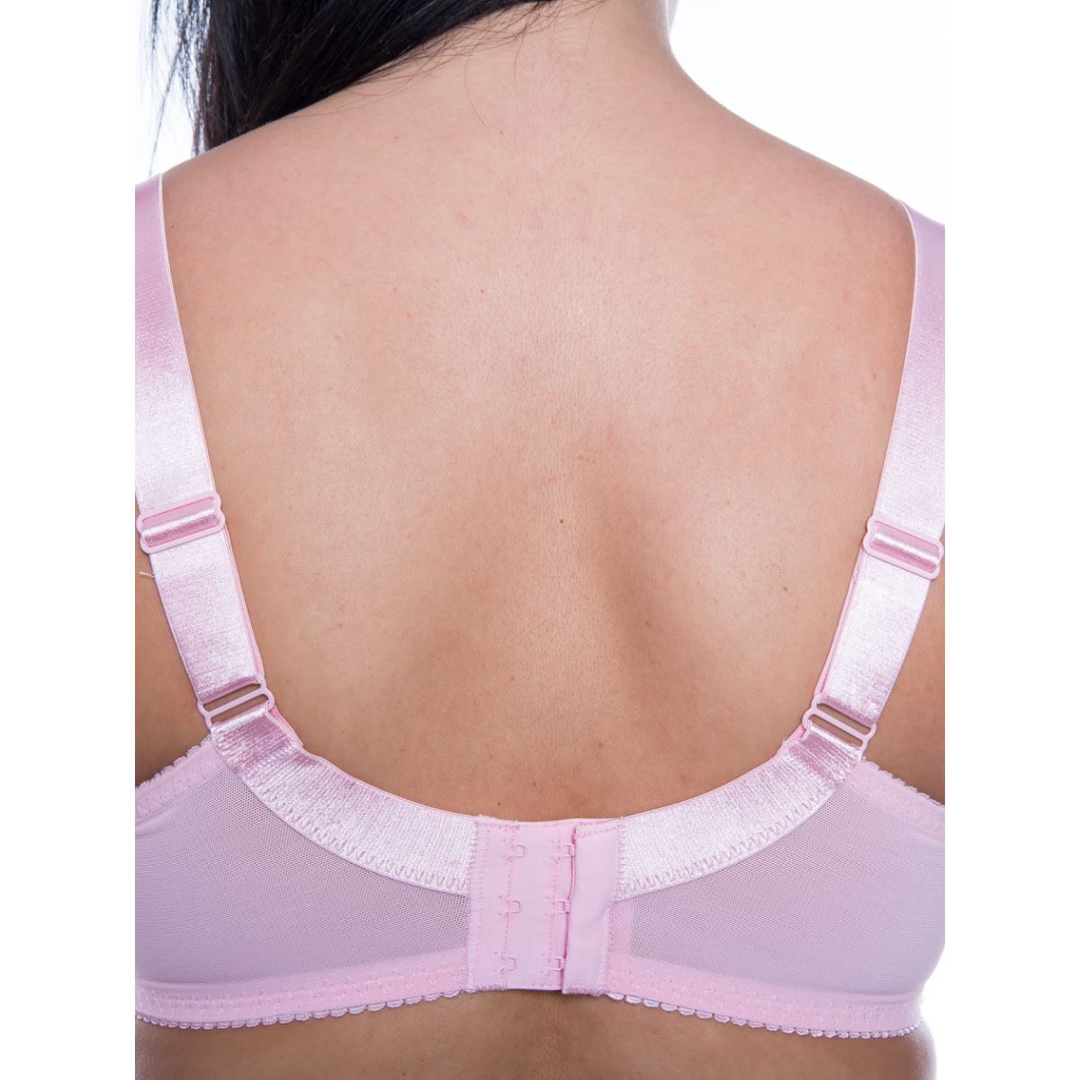 Gemm Full Cup Embroidered Bra - Pink Gemm
