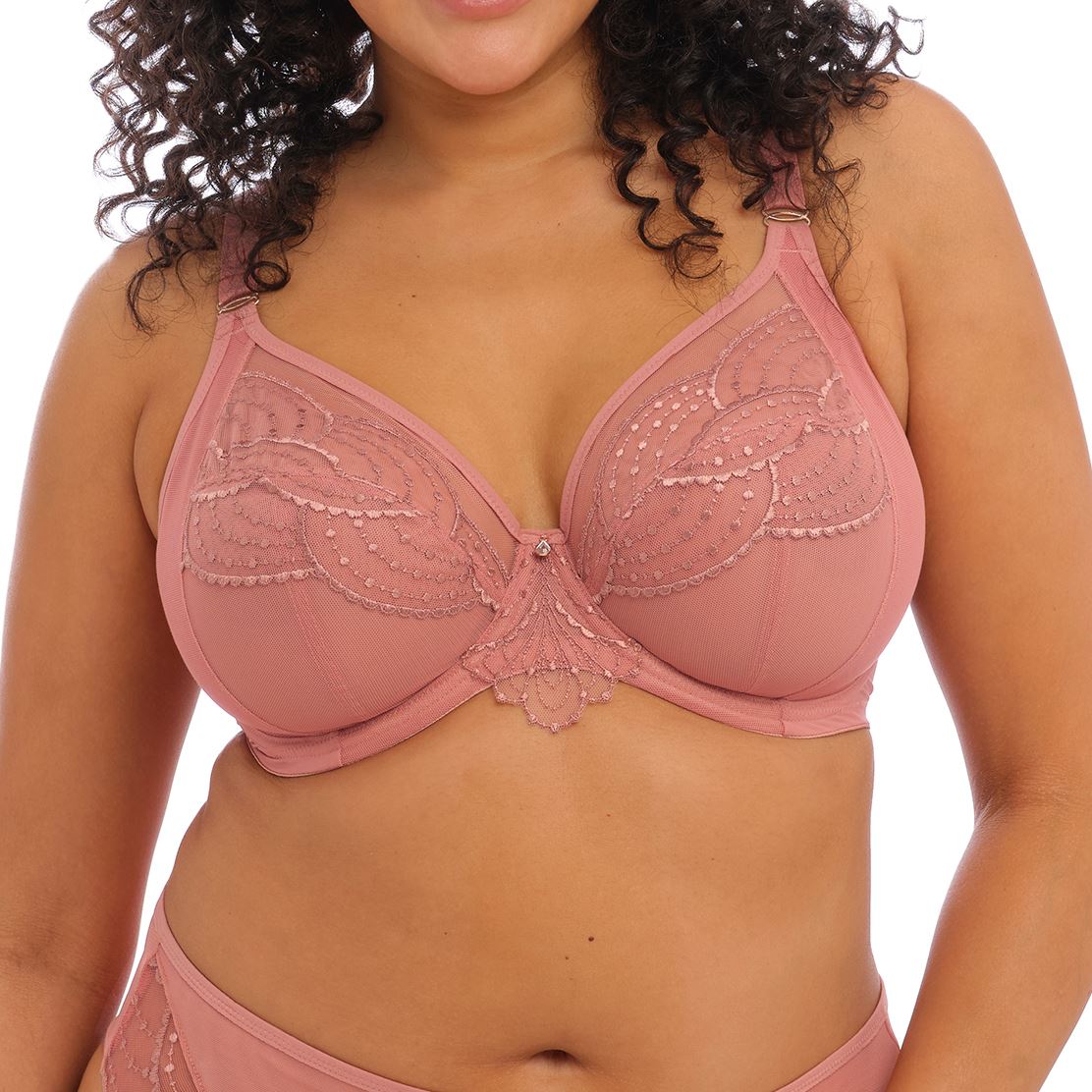 Elomi Priya Plunge Bra - Rosegold