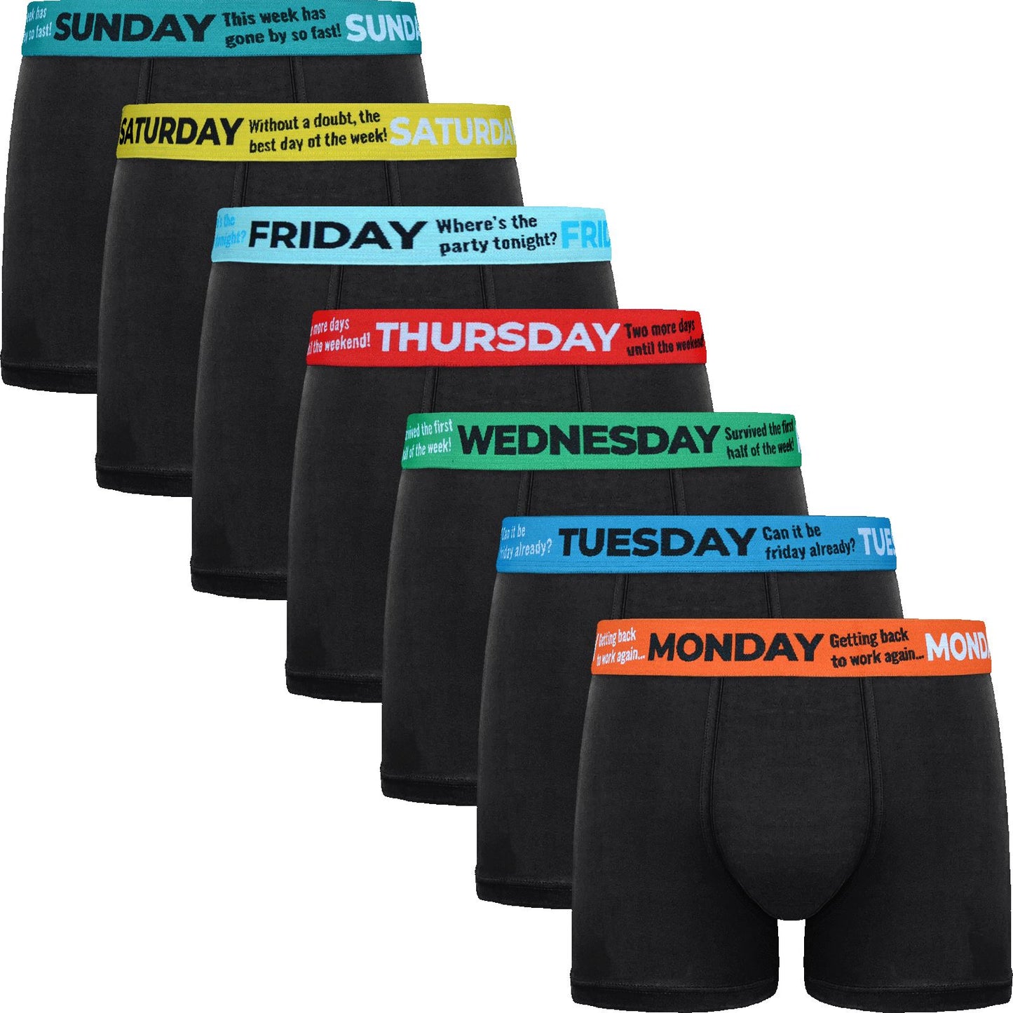 Gianvaglia Deluxe 7 Days Boxer Shorts (7 Pack)
