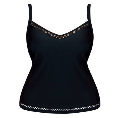 Curvy Kate First Class Plunge Tankini Top - Black