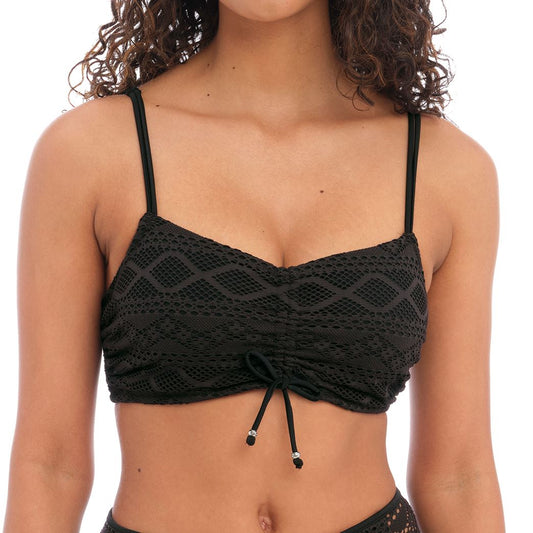 Freya Sundance Bralette Bikini Top - Black