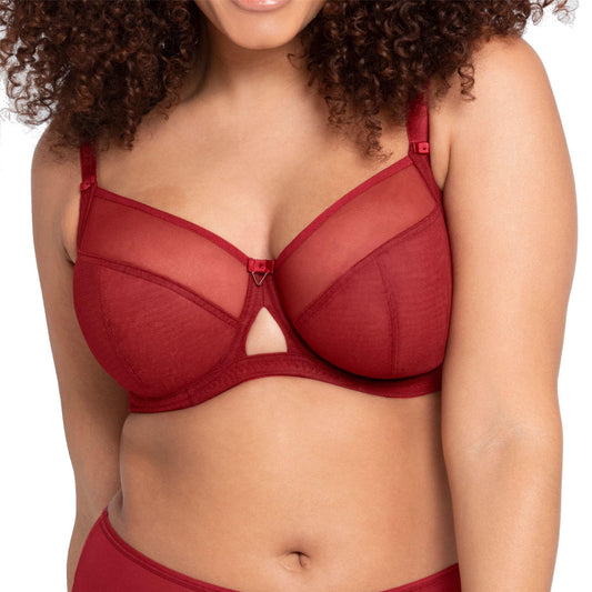 Curvy Kate Victory Balcony Bra - Claret