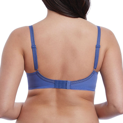 Freya Soiree Lace Padded Plunge Bra - Denim