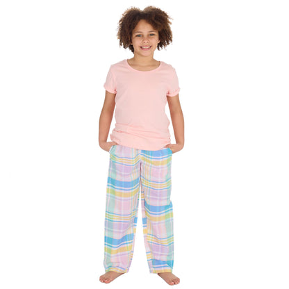 Forever Dreaming Girls Jersey Top and Woven Bottoms - Pink