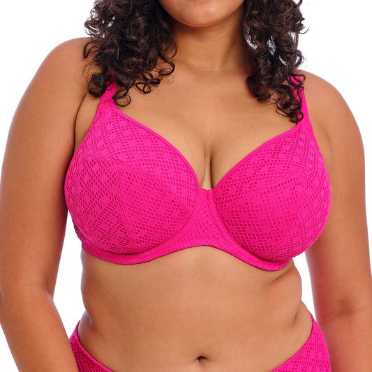 Elomi Bazaruto Plunge Bikini Top - Clematis