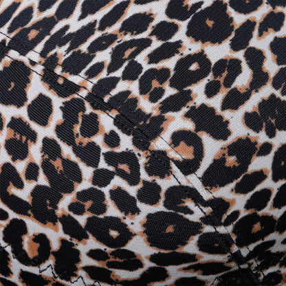 Gemm Crop Top Sports Bra - Animal Print