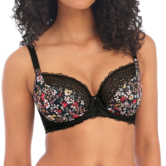 Freya Boho Vibes Balcony Bra - Black