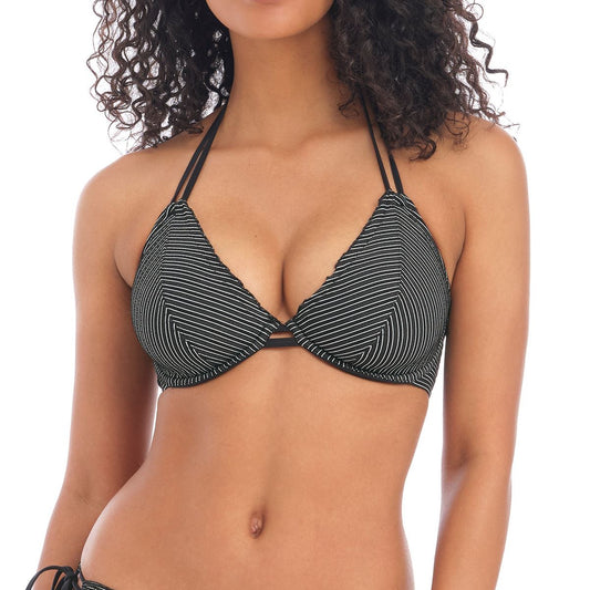 Freya Ocean Calling Halter Bikini Top - Midnight