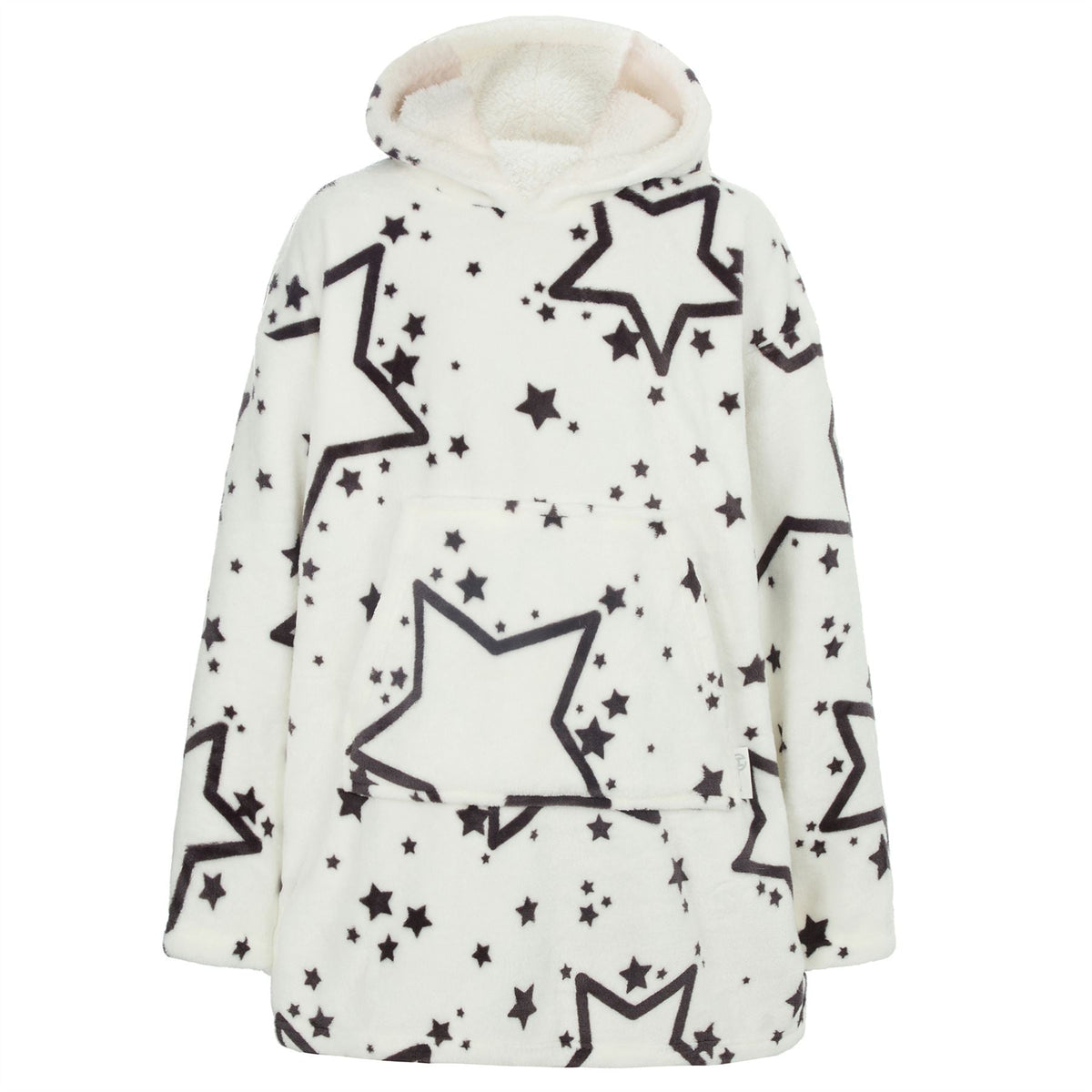 Huggable Hoodie Kids Fleece Oversized Hoodie - Stars Huggable Hoodie