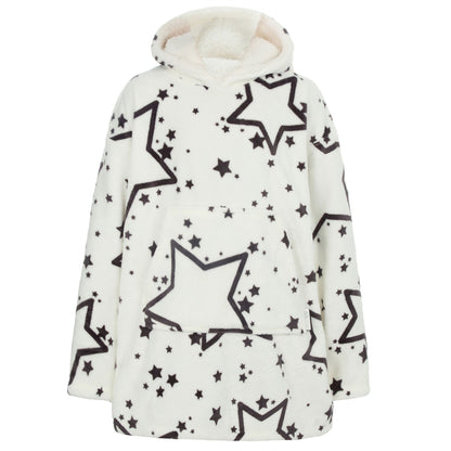 Huggable Hoodie Kids Fleece Oversized Hoodie - Stars Huggable Hoodie