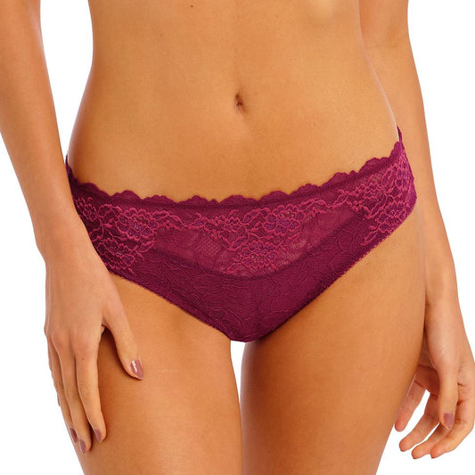 Wacoal Lace Perfection Brief - Red Plum