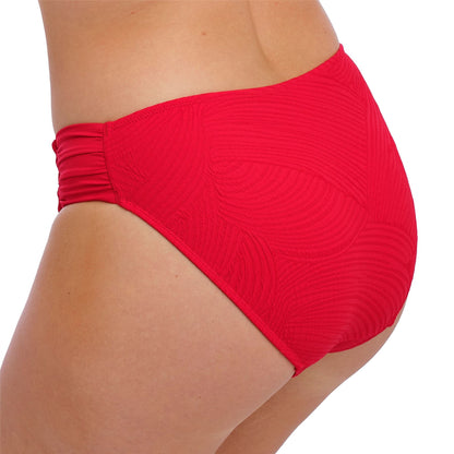 Fantasie Ottawa Mid Rise Bikini Brief - Radiant Red Fantasie Swimwear