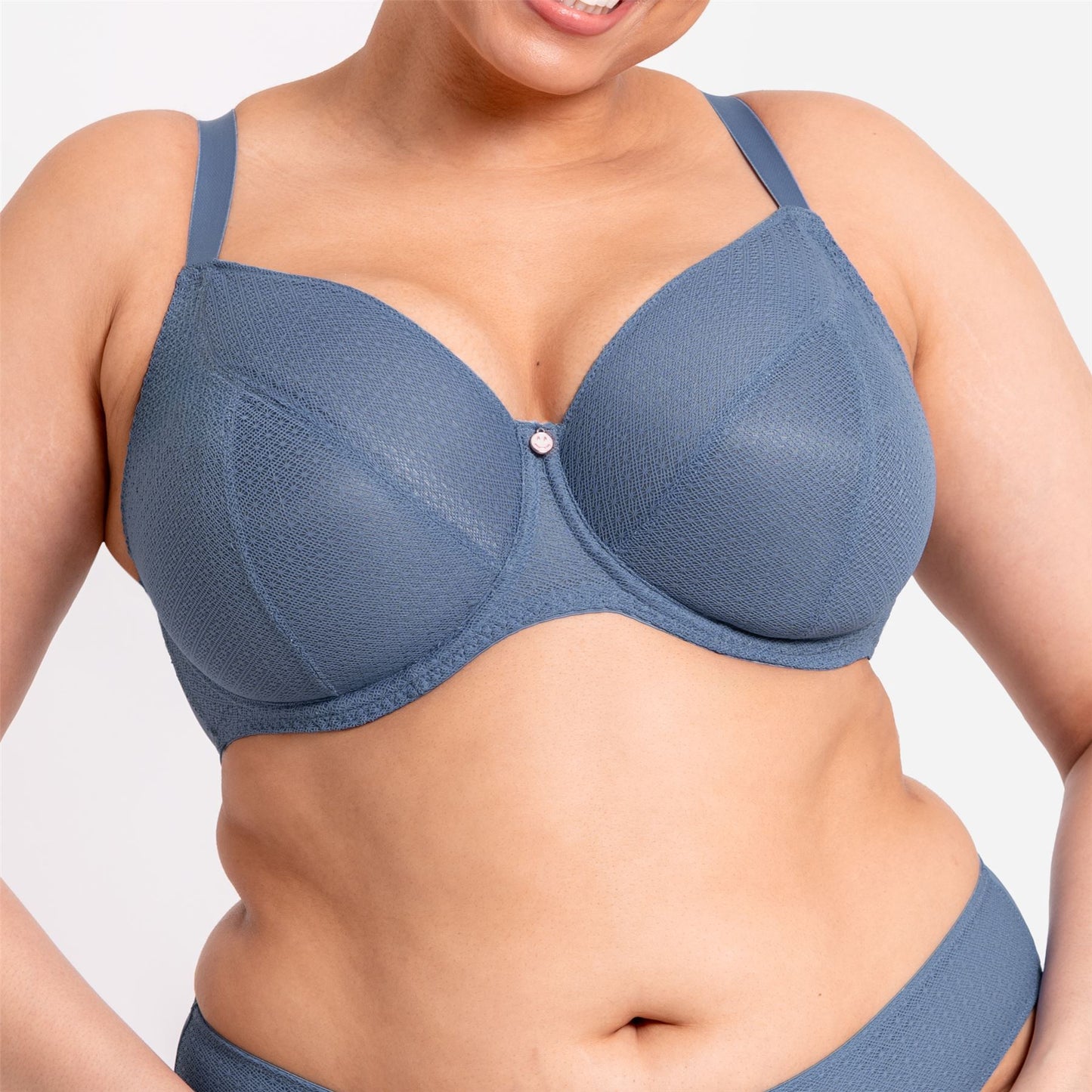 Curvy Kate Happy Boobs Balcony Bra - Denim