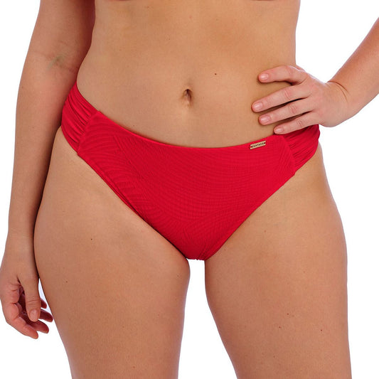 Fantasie Ottawa Mid Rise Bikini Brief - Radiant Red Fantasie Swimwear