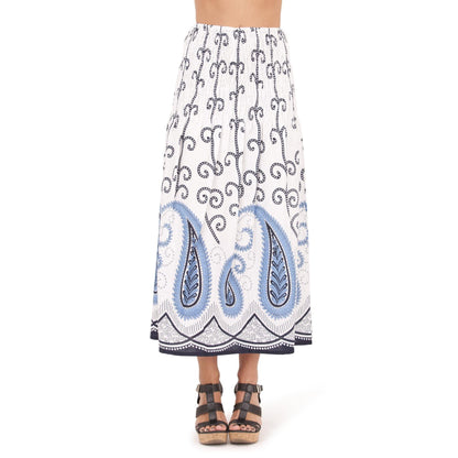 Pistachio 3 In 1 Dress/Skirt - White/Blue Pistachio