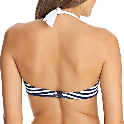 Freya Drift Away Banded Halter Bikini Top - Navy