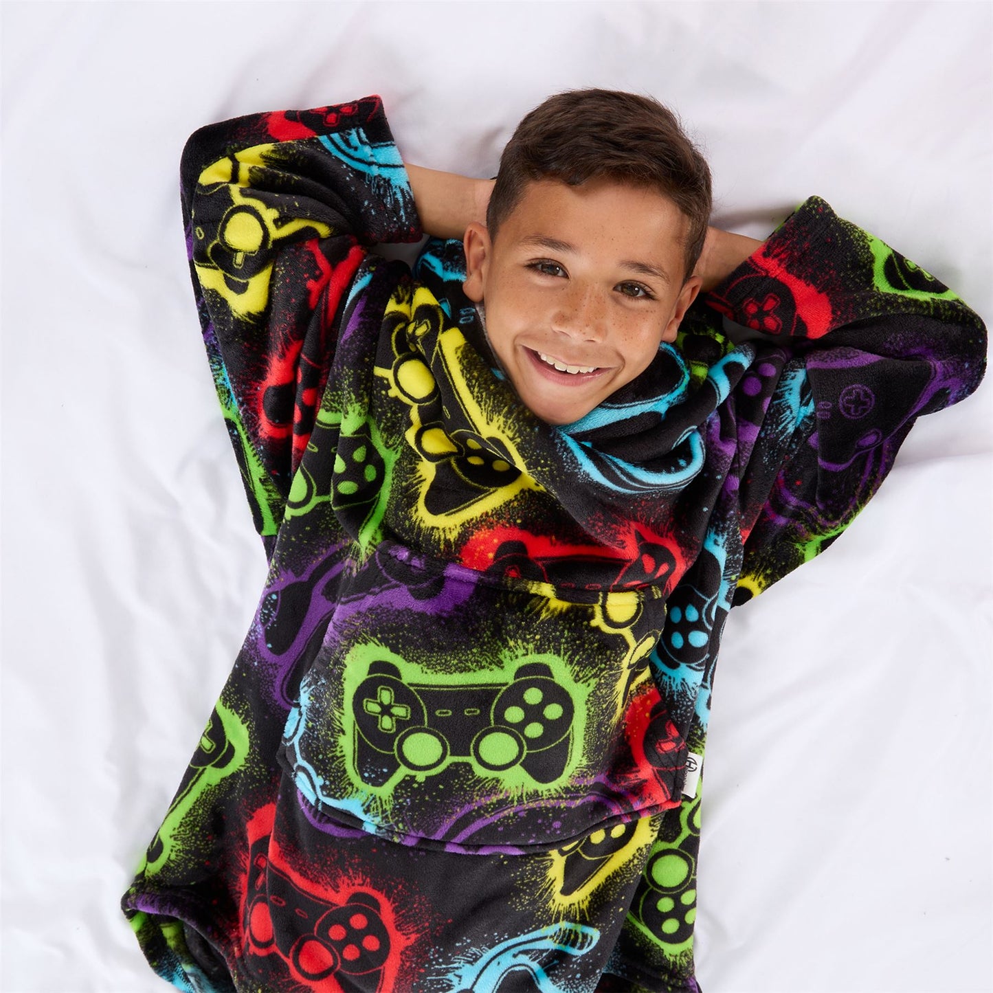 Huggable Hoodie Kids Fleece Oversized Hoodie - Gaming