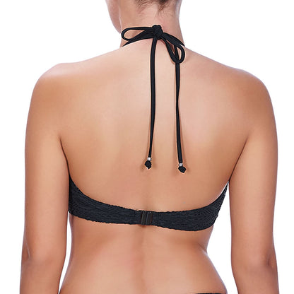 Freya Sundance Halter Bikini Top - Black