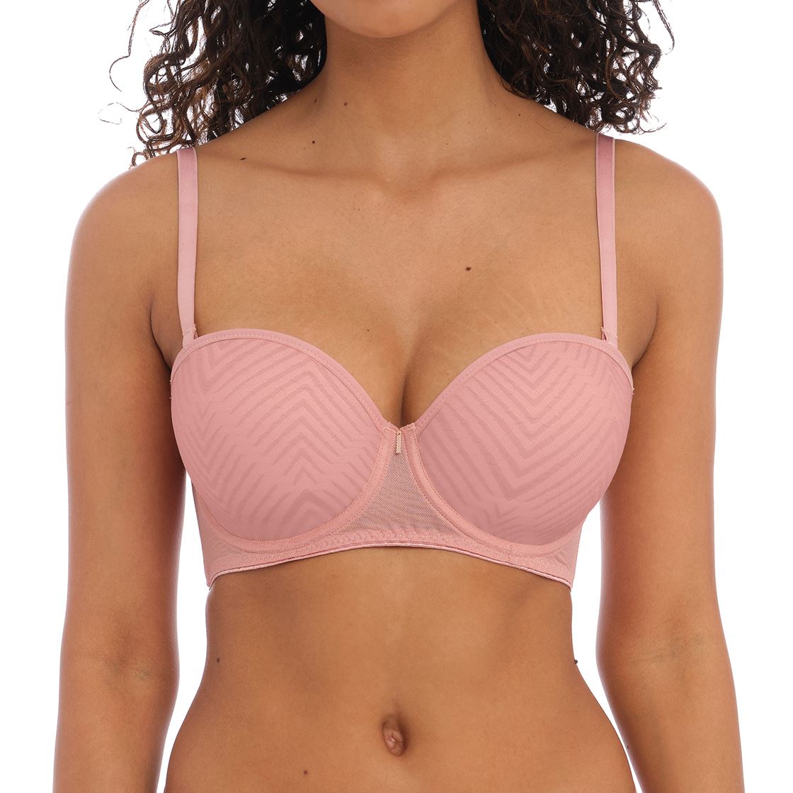 Freya Tailored Moulded Strapless Bra - Ash Rose