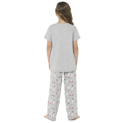 Follow That Dream Kids Cat Nap Pyjamas - Grey