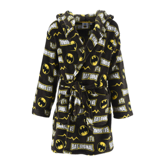Kids Batman 'Bat-Signal' Fleece Robe - Multi