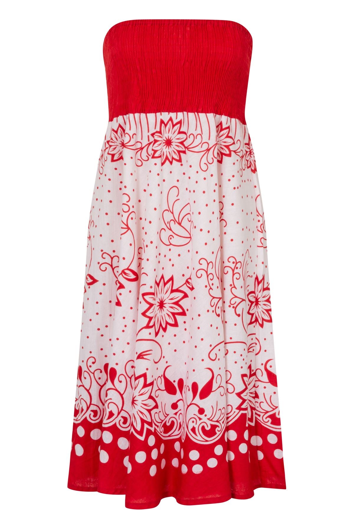 Pistachio 2 In 1 Dress/Skirt - Red