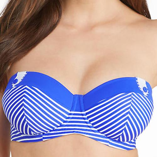 Freya Tootsie Bandeau Bikini Top - Marine Blue