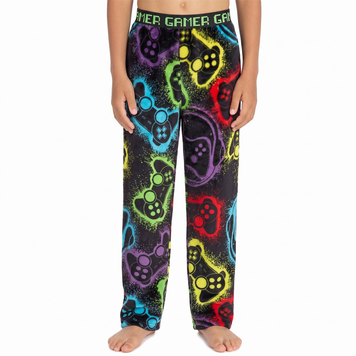 Cargo Bay Boys 'Gamer' Fleece Lounge Pants - Black Cargo Bay
