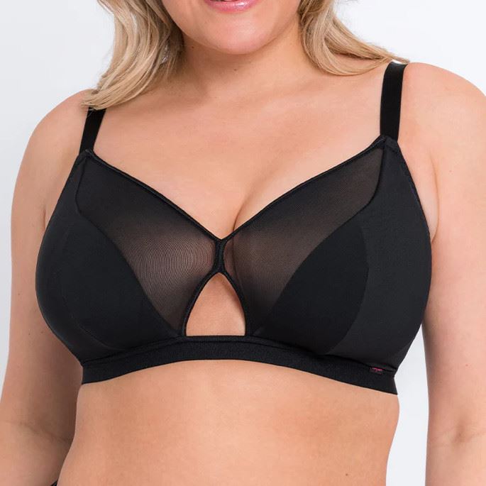 Curvy Kate Get Up and Chill Bralette - Black