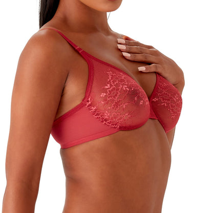 Gossard Glossies Lace Bra - Raspberry Blush