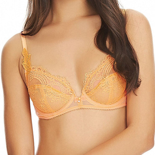 Wacoal Chrystalle Balcony Bra - Clementine