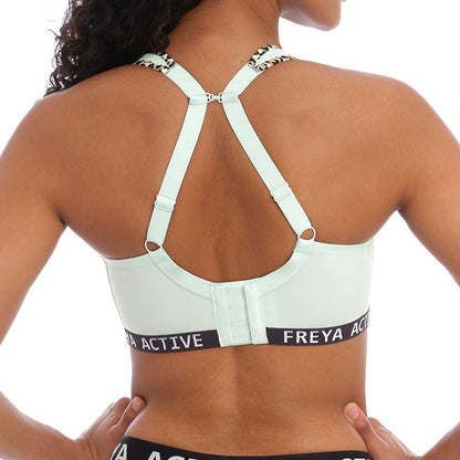 Freya Active Dynamic Crop Top Sports Bra - Pure Leopard Aqua Freya Active