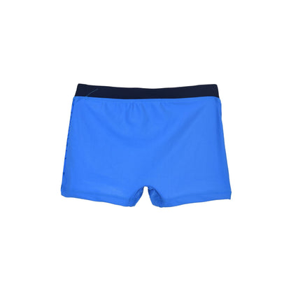 Boys Spiderman Stripe Swim Shorts - Blue